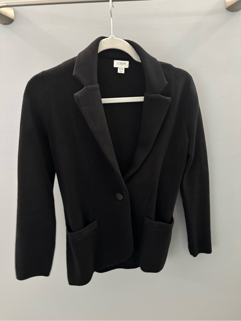 J. Crew Black Women's Knit Blazer